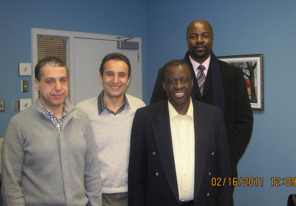 Samir, Boualem, Bayonne et Lambert Opula